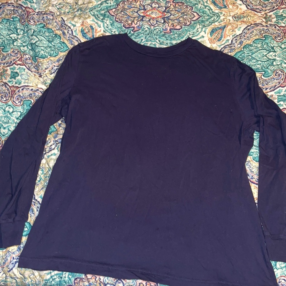 George brand cotton navy long sleeve shirt